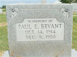 Paul E Bryant Paul E Bryant