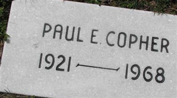 Paul E. Copher Paul E. Copher