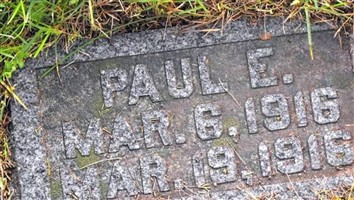 Paul E "Infant" Edmonds