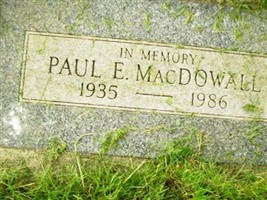 Paul E MacDowell Paul E MacDowell