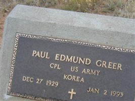 Paul Edmond Greer Paul Edmond Greer