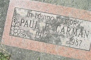 Paul F Carman Paul F Carman
