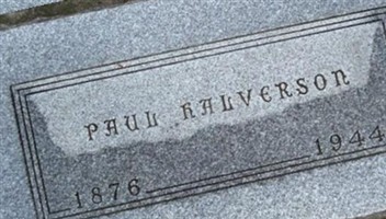 Paul F. Halverson Paul F. Halverson