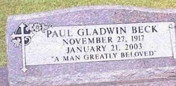 Paul Gladwin Beck