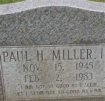 Paul H. Miller, III Paul H. Miller, III