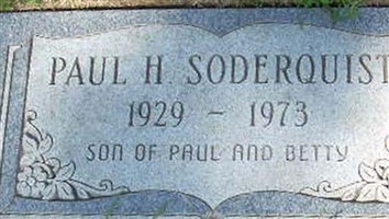 Paul H Soderquist Paul H Soderquist