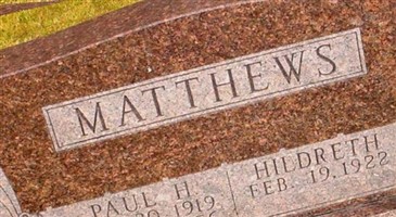 Paul Hubert Matthews Paul Hubert Matthews