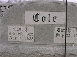 Paul Joseph Cole Paul Joseph Cole