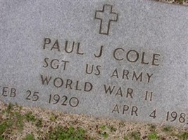 Paul Joseph Cole Paul Joseph Cole