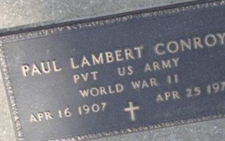 Paul Lambert Conroy Paul Lambert Conroy