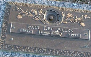 Paul Lee Allen Paul Lee Allen
