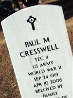 Paul M Cresswell