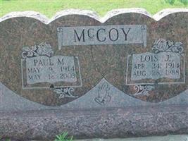 Paul M McCoy