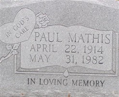 Paul Mathis Paul Mathis