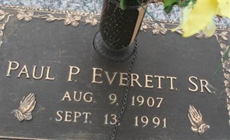 Paul P Everett, Sr Paul P Everett, Sr