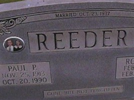 Paul P. Reeder Paul P. Reeder