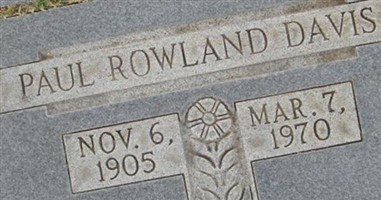 Paul Rowland Davis Paul Rowland Davis