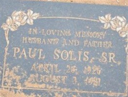 Paul Solis, Sr