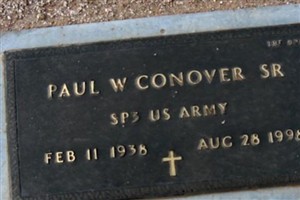 Paul W Conover, Sr