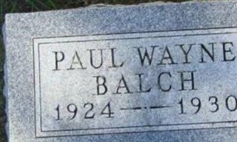 Paul Wayne Balch