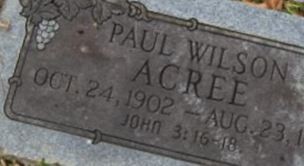 Paul Wilson Acree