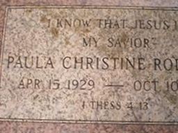 Paula Christine Rodgers