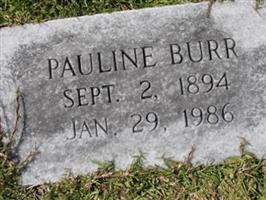 Pauline Burr Burr