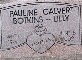 Pauline Calvert Botkins Lilly Pauline Calvert Botkins Lilly