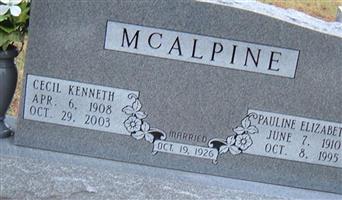 Pauline Elizabeth McAlpine