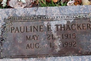 Pauline F Thacker
