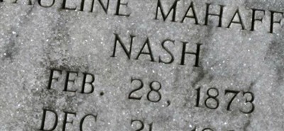 Pauline Mahaffey Nash Pauline Mahaffey Nash