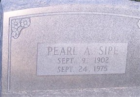 Pearl A. Sipe Pearl A. Sipe