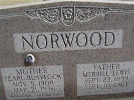 Pearl Blaylock Norwood Pearl Blaylock Norwood