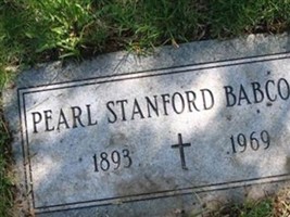 Pearl E Stanford Babcock Pearl E Stanford Babcock