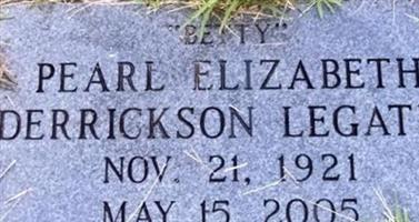 Pearl Elizabeth Derrickson Legates