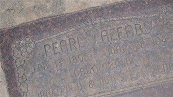 Pearl Lazenby Pearl Lazenby