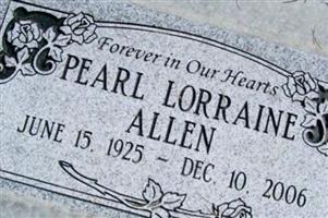 Pearl Lorraine Allen