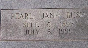 Pearl Luetta Jane Bush Pearl Luetta Jane Bush