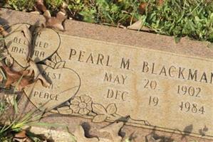 Pearl M. Blackman
