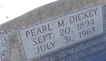 Pearl M Dickey Pearl M Dickey