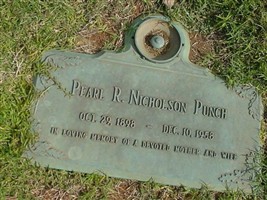 Pearl R. Nicholson Punch Pearl R. Nicholson Punch