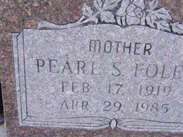 Pearl S Foley
