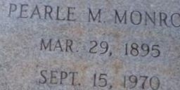Pearle M. Monroe