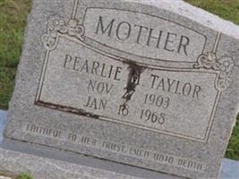 Pearlie M. Jenkins Taylor