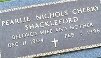Pearlie Nichols Cherry Shackleford Pearlie Nichols Cherry Shackleford
