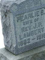 Pearlie S Lambert Pearlie S Lambert