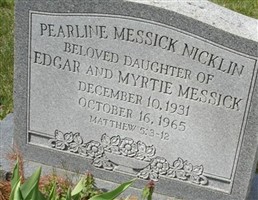 Pearline Messick Nicklin Pearline Messick Nicklin
