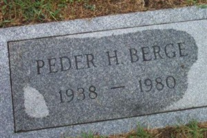 Peder H. Berge Peder H. Berge