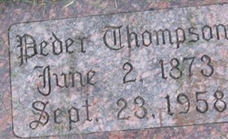 Peder Thompson Peder Thompson