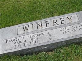 Peggy D. (Frederick) Winfrey Peggy D. (Frederick) Winfrey